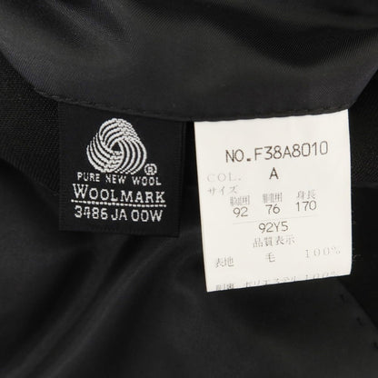 [Used] ORIHICA Wool Tailored Jacket Black [92Y5] [Condition Rank B] ​​[Men&