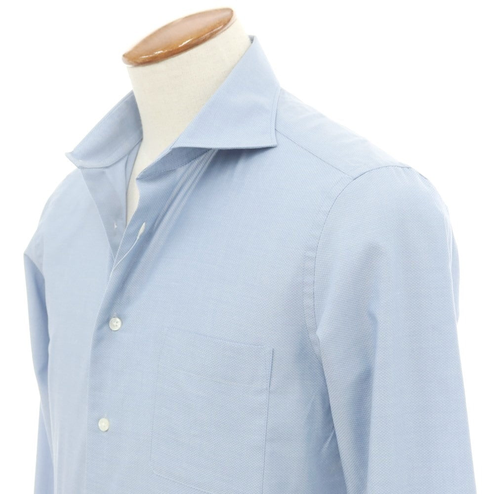 [Used] THE SUIT COMPANY Cotton Polyester Horizontal Collar Dress Shirt Dusty Blue [Size 39] [BLU] [S/S/A/W] [Condition Rank C] [Men&