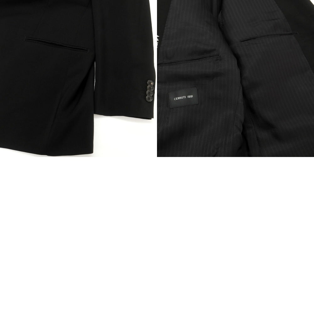 [Used] Cerruti 1881 Wool Mohair Set-up 2-Button Suit Black [Size not specified (L)] [BLK] [S/S] [Condition Rank B] ​​[Men&