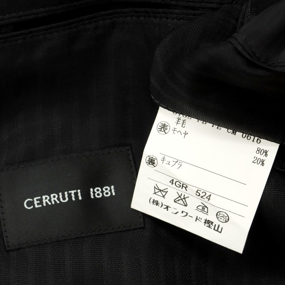 [Used] Cerruti 1881 Wool Mohair Set-up 2-Button Suit Black [Size not specified (L)] [BLK] [S/S] [Condition Rank B] ​​[Men&