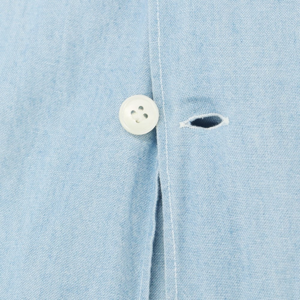 [Used] Eleventy Cotton Open Collar Casual Shirt Light Blue [38] [Condition Rank C] [Men&