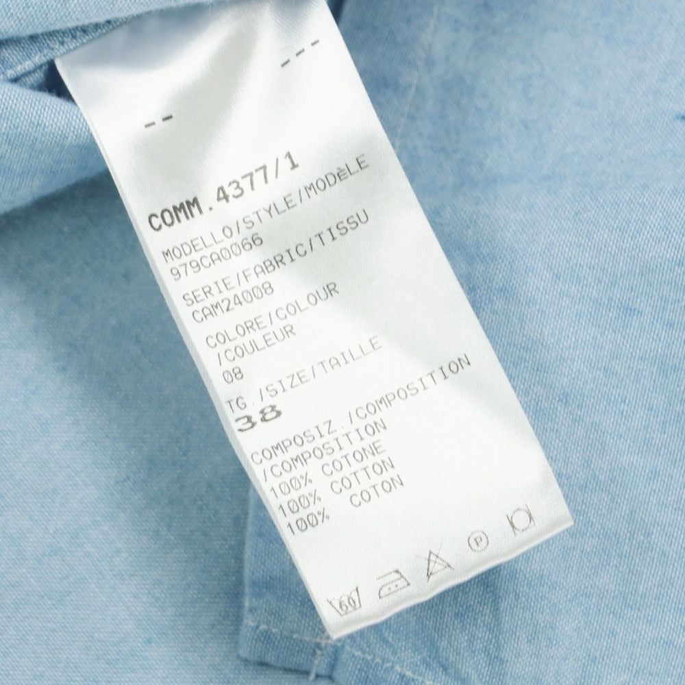 [Used] Eleventy Cotton Open Collar Casual Shirt Light Blue [38] [Condition Rank C] [Men&