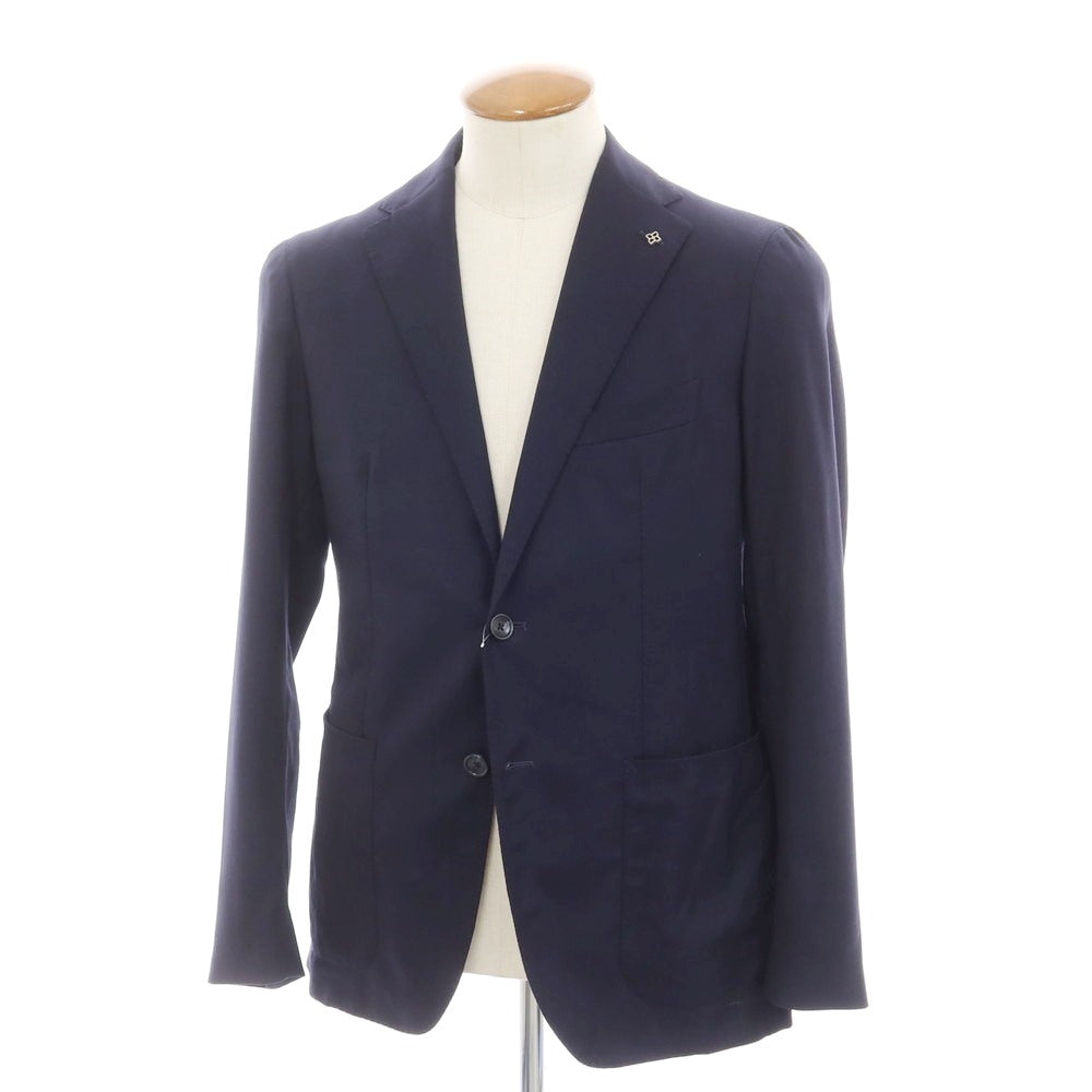 [Used] TAGLIATORE Stretch Wool Tailored Jacket Navy [46] [Condition Rank B] ​​[Men&