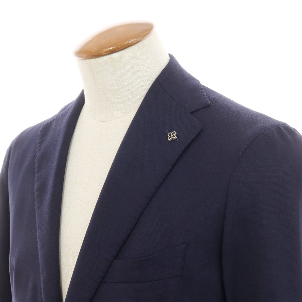 [Used] TAGLIATORE Stretch Wool Tailored Jacket Navy [46] [Condition Rank B] ​​[Men&