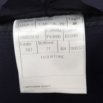 [Used] TAGLIATORE Stretch Wool Tailored Jacket Navy [46] [Condition Rank B] ​​[Men&