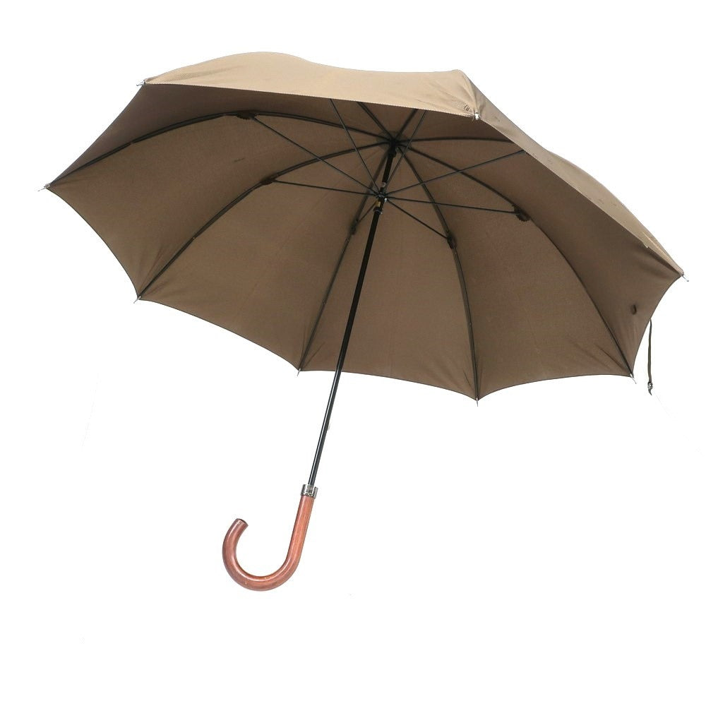 [Used] Borsalino Wood Handle Umbrella Brown [Condition Rank C] [Men&