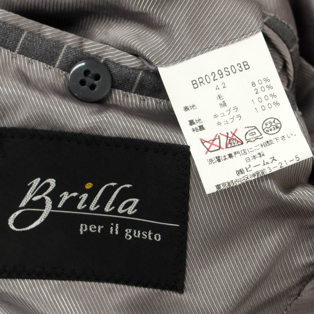 [Used] Brilla per il gusto Wool silk set-up 2 button suit Gray [Size 42] [GRY] [S/S] [Condition Rank C] [Men&