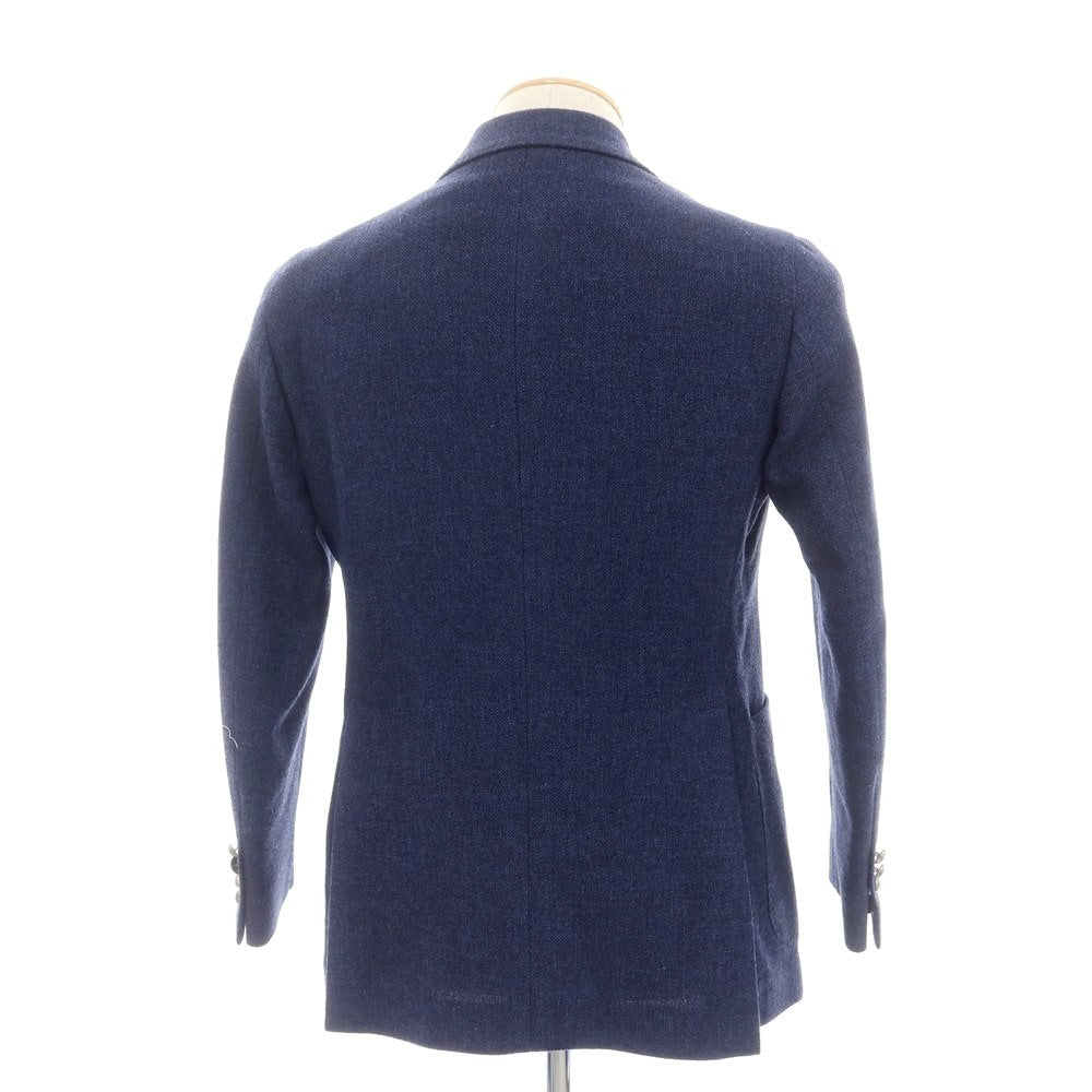 [Used] TAGLIATORE Wool Cotton Double Breasted 6B Casual Jacket Navy [44] [Condition Rank B] ​​[Men&