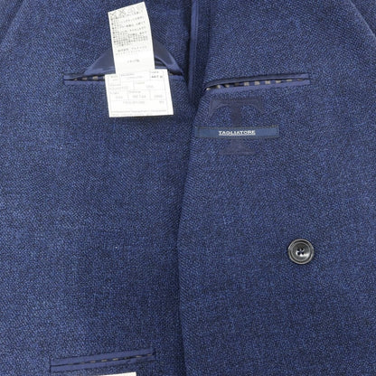 [Used] TAGLIATORE Wool Cotton Double Breasted 6B Casual Jacket Navy [44] [Condition Rank B] ​​[Men&