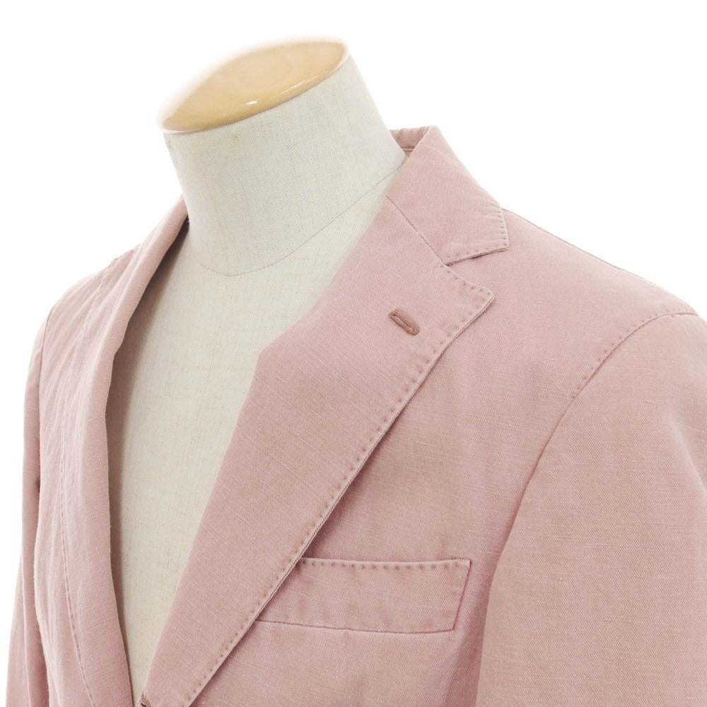 [Used] Belvest Cotton Linen 3B Casual Jacket Pink [42] [Condition Rank C] [Men&