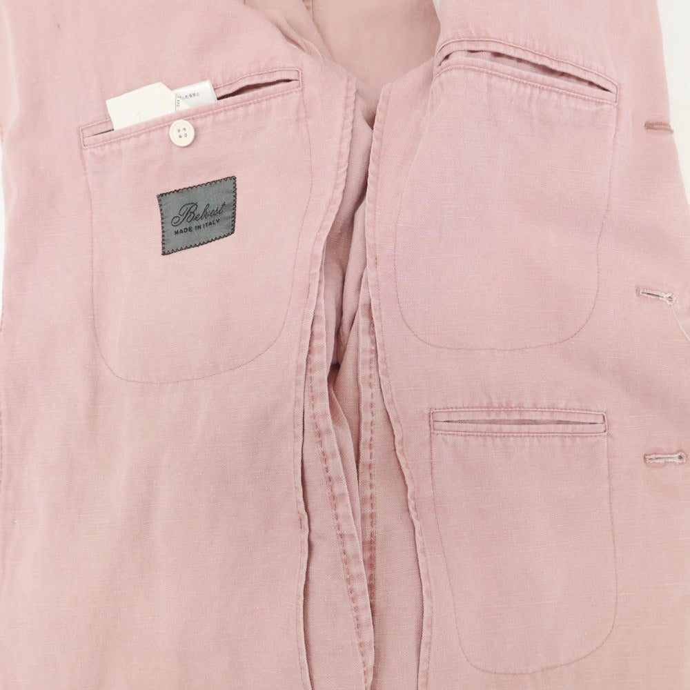 [Used] Belvest Cotton Linen 3B Casual Jacket Pink [42] [Condition Rank C] [Men&