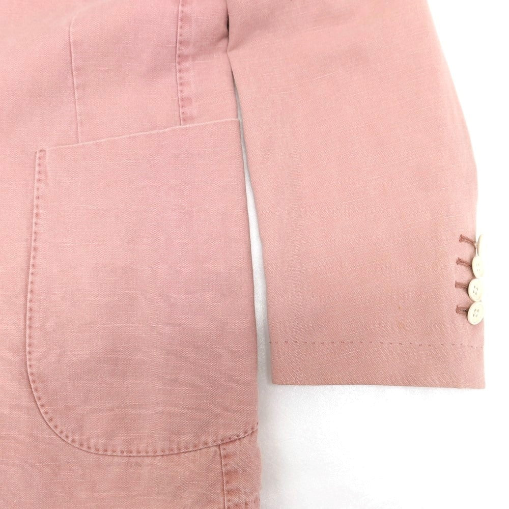 [Used] Belvest Cotton Linen 3B Casual Jacket Pink [42] [Condition Rank C] [Men&