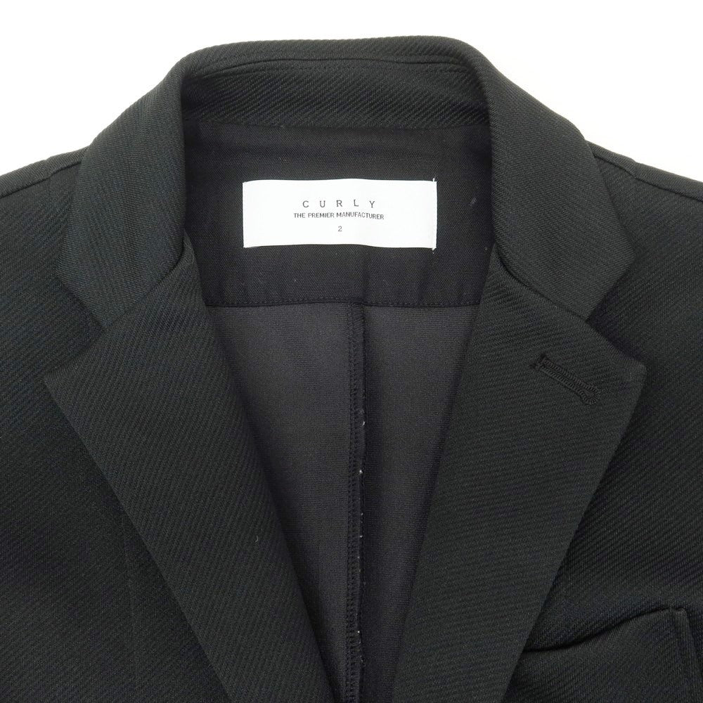 [Used] CURLY Polyester 2B Casual Jacket Black [2] [Condition Rank B] ​​[Men&