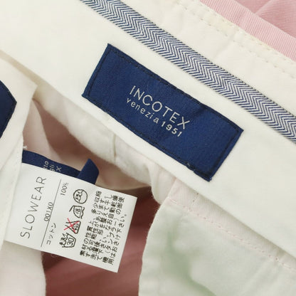 [Used] INCOTEX Cotton Twill Casual Slacks Pants Pink [Size 44] [PNK] [S/S] [Condition Rank B] ​​[Men&