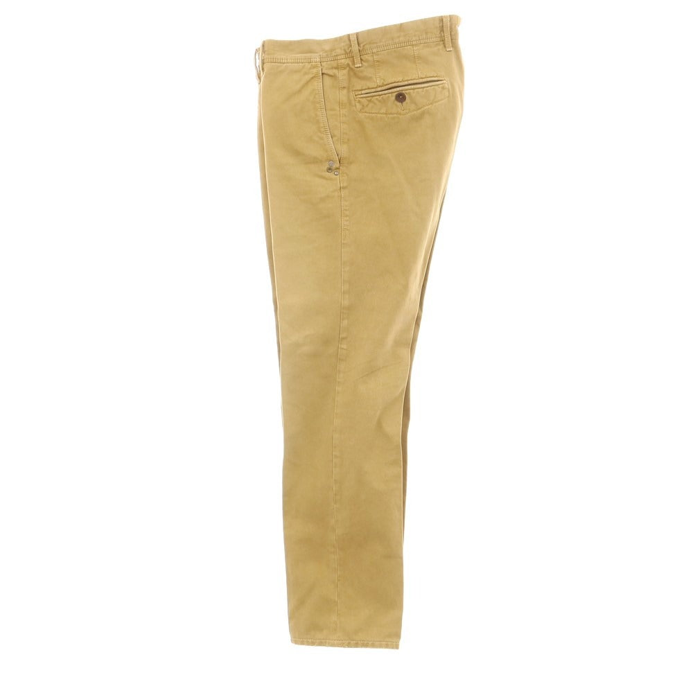 [Used] INCOTEX RED Cotton Twill Casual Slacks Pants Ocher Color [Size 30] [BRW] [S/S/A/W] [Condition Rank C] [Men&