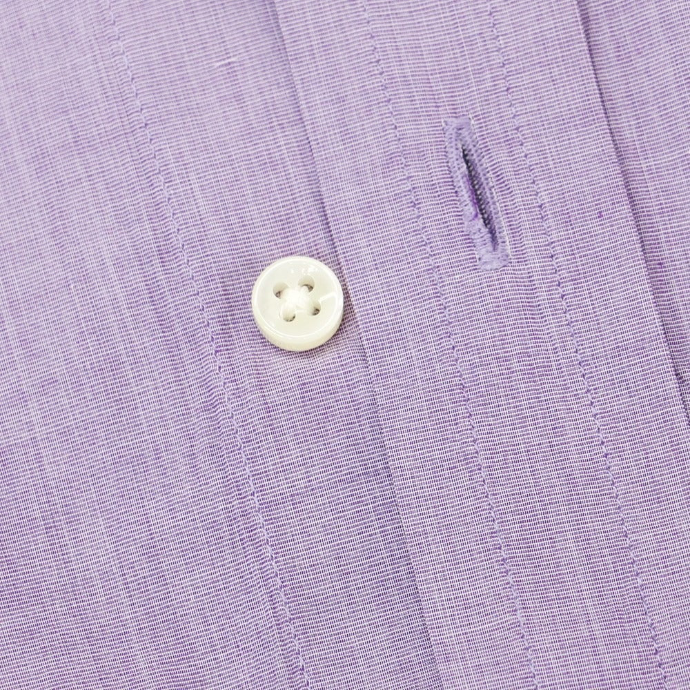 [Used] Ralph Lauren Black Label Cotton Wide Collar Dress Shirt Purple [15] [Condition Rank B] ​​[Men&