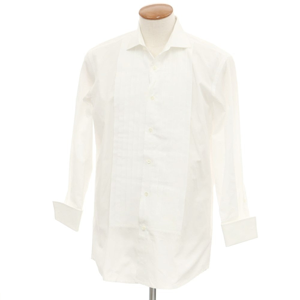 [Used] Ralph Lauren Black Label Cotton Wide Collar Dress Shirt White [15 1/2] [Condition Rank B] ​​[Men&