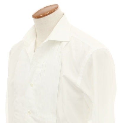 [Used] Ralph Lauren Black Label Cotton Wide Collar Dress Shirt White [15 1/2] [Condition Rank B] ​​[Men&