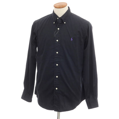 [Used] Ralph Lauren Cotton Button-down Casual Shirt Dark Navy [M] [Condition Rank C] [Men&