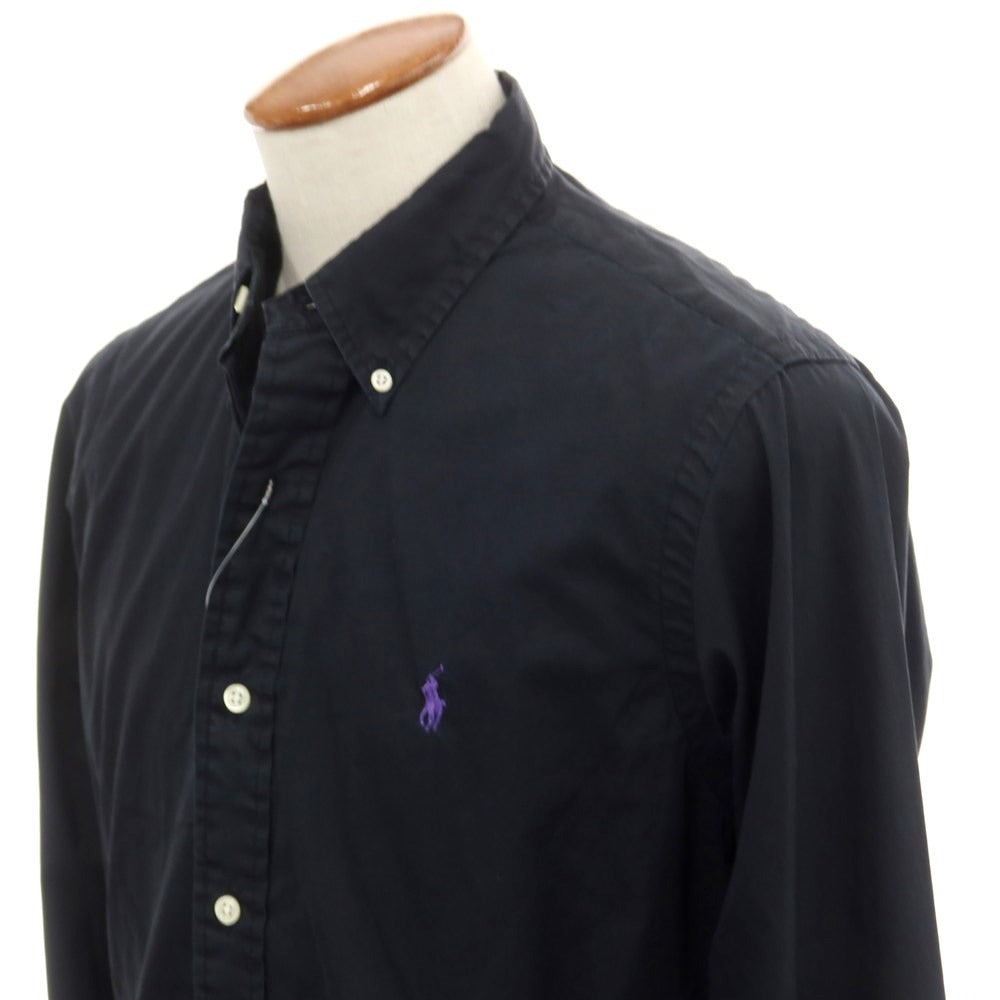 [Used] Ralph Lauren Cotton Button-down Casual Shirt Dark Navy [M] [Condition Rank C] [Men&