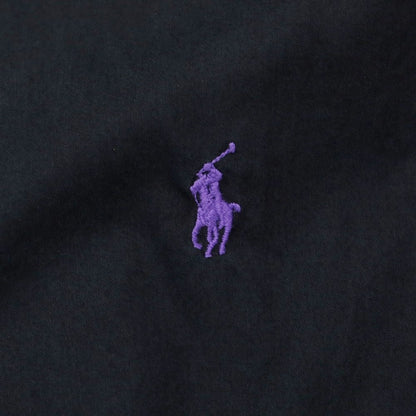 【中古】ラルフローレン RALPH LAUREN コットン ボタンダウン カジュアルシャツ ダークネイビー【 M 】【 状態ランクC 】【 メンズ 】