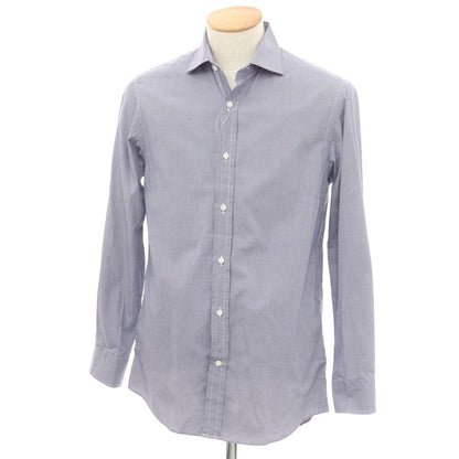 [Used] Ralph Lauren Purple Label Ralph Lauren Collection Purple Label Cotton Wide Collar Dress Shirt Navy x White [15] [Condition Rank B] ​​[Men&