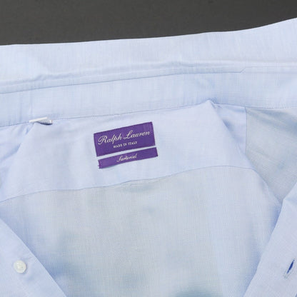 [Used] Ralph Lauren Purple Label Ralph Lauren Collection Purple Label Cotton Semi-wide Collar Dress Shirt Light Blue [15] [Condition Rank B] ​​[Men&