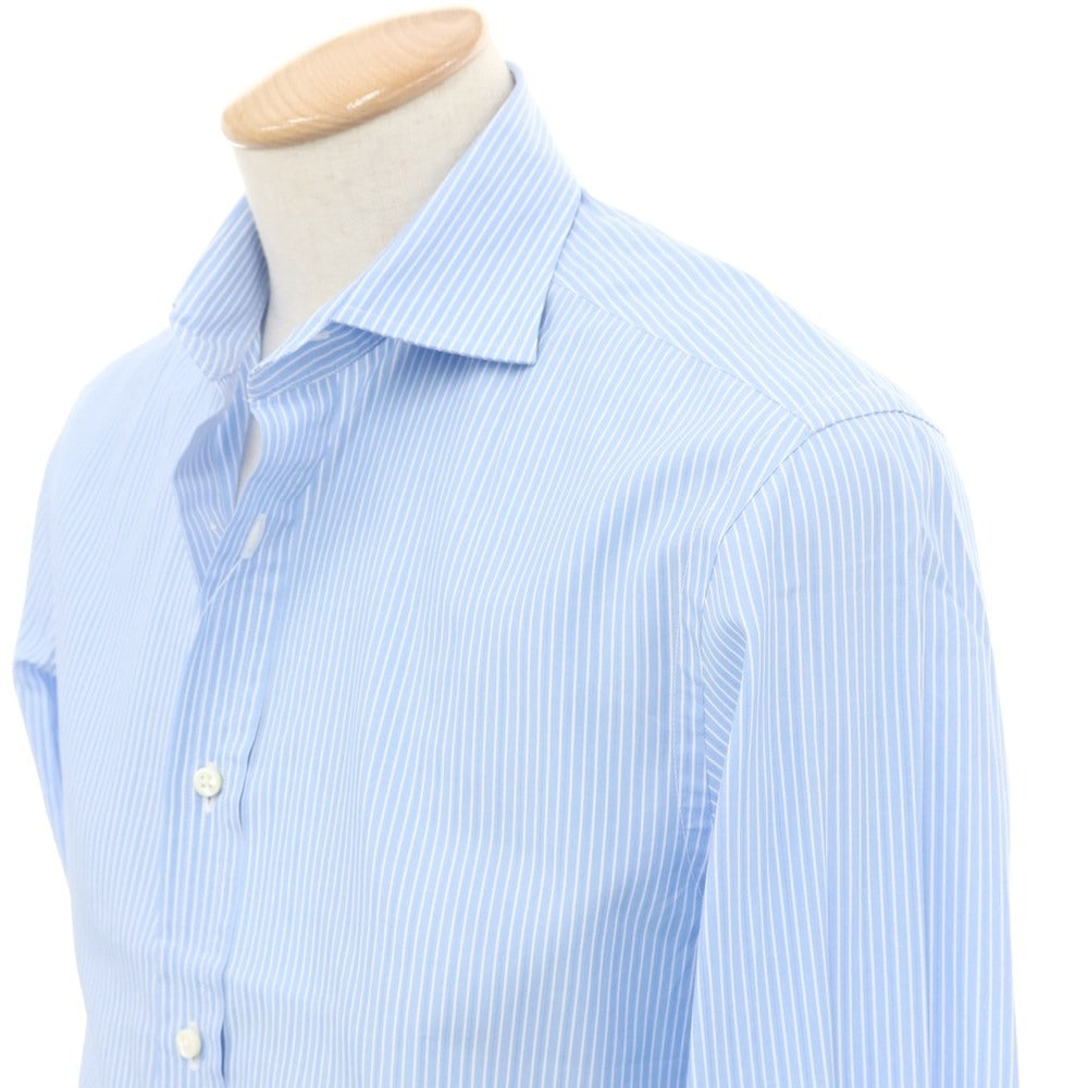 [Used] Ralph Lauren Purple Label Ralph Lauren Collection Purple Label Cotton Wide Collar Dress Shirt Light Blue x White [15] [Condition Rank C] [Men&