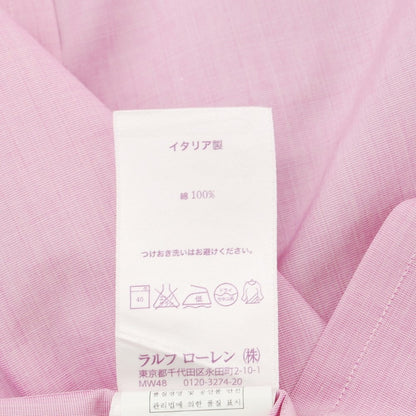 [Used] Ralph Lauren Purple Label Ralph Lauren Collection Purple Label Cotton Semi-wide Collar Dress Shirt Pink [15] [Condition Rank B] ​​[Men&