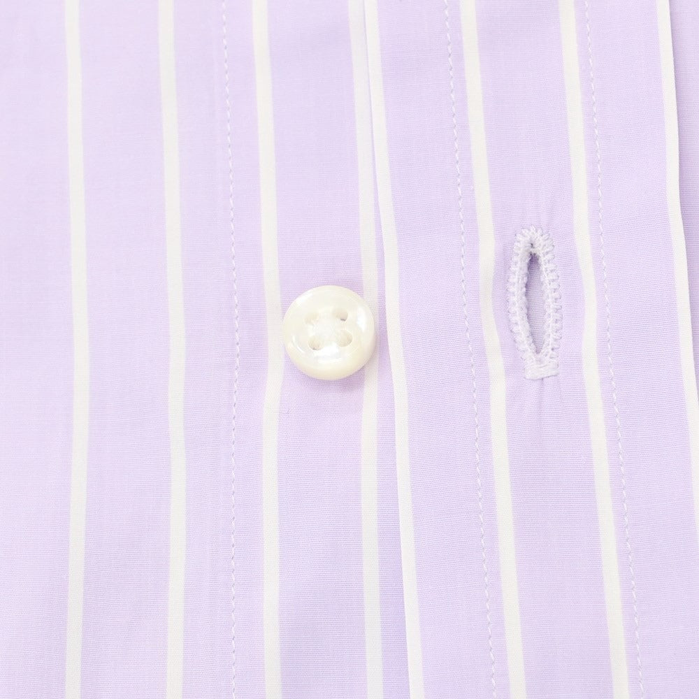 [Used] Ralph Lauren Purple Label Ralph Lauren Collection Purple Label Cotton Stripe Wide Collar Dress Shirt Lavender x White [15] [Condition Rank C] [Men&