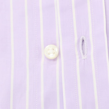 [Used] Ralph Lauren Purple Label Ralph Lauren Collection Purple Label Cotton Stripe Wide Collar Dress Shirt Lavender x White [15] [Condition Rank C] [Men&