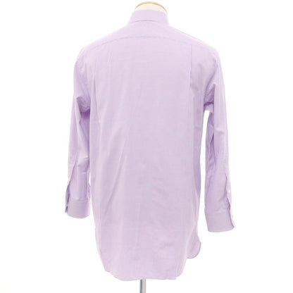 [Used] Ralph Lauren Purple Label Ralph Lauren Collection Purple Label Cotton Semi-wide Collar Dress Shirt Purple x White [15] [Condition Rank C] [Men&