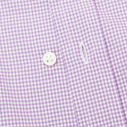 [Used] Ralph Lauren Purple Label Ralph Lauren Collection Purple Label Cotton Semi-wide Collar Dress Shirt Purple x White [15] [Condition Rank C] [Men&