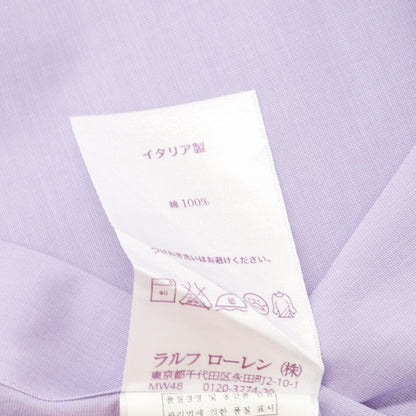 [Used] Ralph Lauren Purple Label Ralph Lauren Collection Purple Label Cotton Semi-wide Collar Dress Shirt Purple [15] [Condition Rank C] [Men&