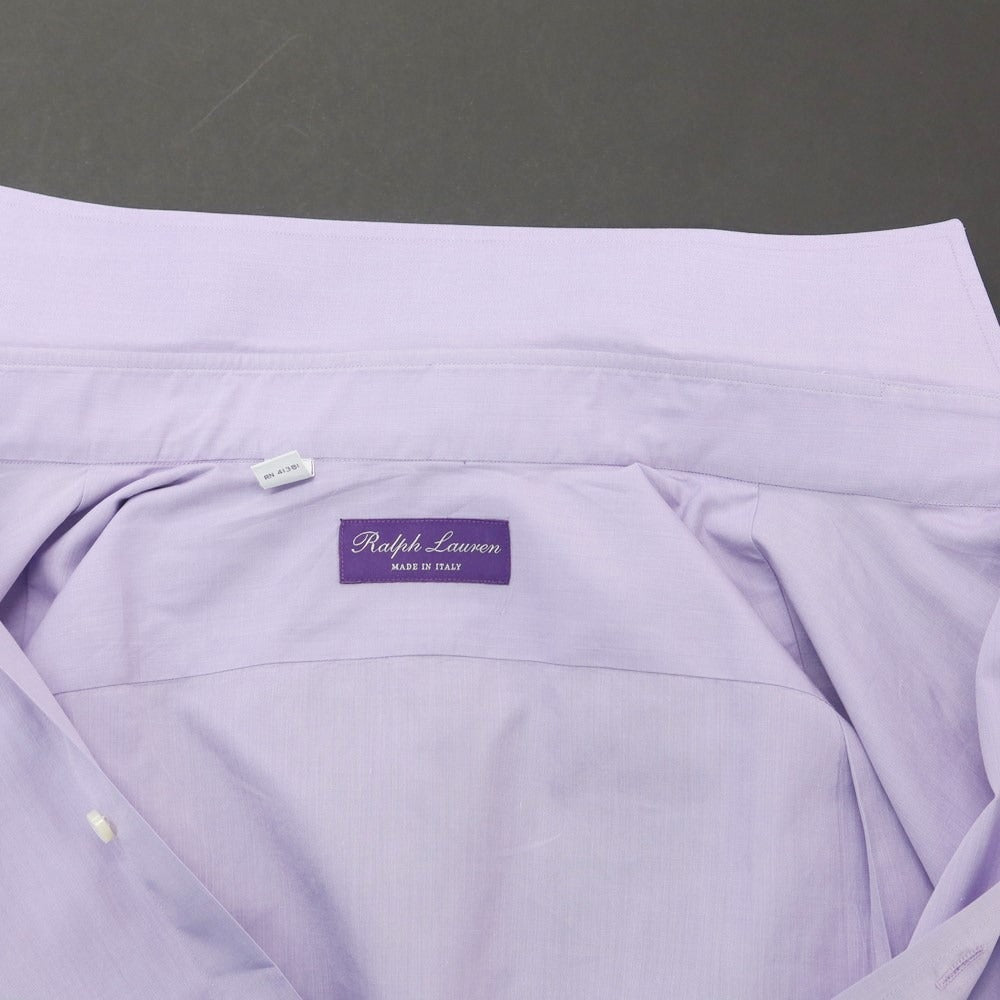 [Used] Ralph Lauren Purple Label Ralph Lauren Collection Purple Label Cotton Semi-wide Collar Dress Shirt Purple [15] [Condition Rank C] [Men&