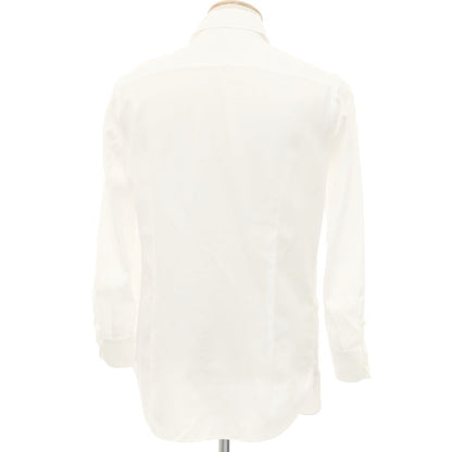 [Used] ISAIA Cotton Wide Collar Dress Shirt White [38] [Condition Rank B] ​​[Men&