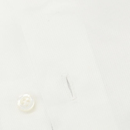 [Used] ISAIA Cotton Wide Collar Dress Shirt White [38] [Condition Rank B] ​​[Men&