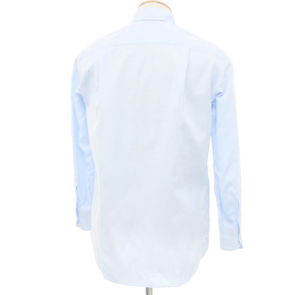 [Used] ISAIA Cotton Button-down Dress Shirt, Light Blue [No Size (S)] [Condition Rank D] [Men&