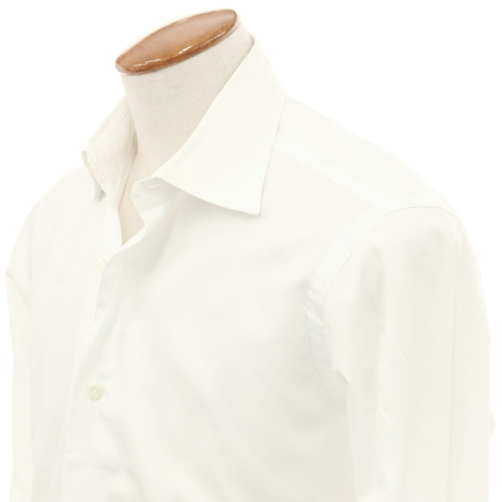 [Used] BARBA Cotton Barneys New York Custom Regular Collar Dress Shirt White [40] [Condition Rank C] [Men&