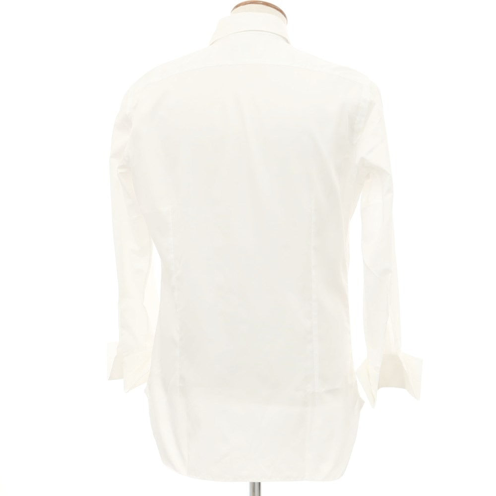 [Used] BARBA Cotton Barneys New York Custom Regular Collar Dress Shirt White [40] [Condition Rank C] [Men&