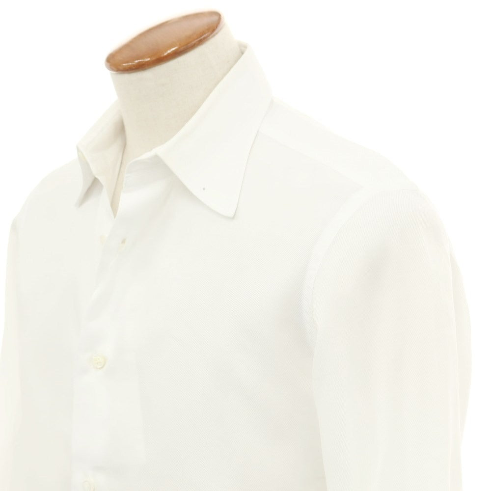 [Used] FRAY Cotton Pinhole Collar Dress Shirt White [39] [Condition Rank C] [Men&