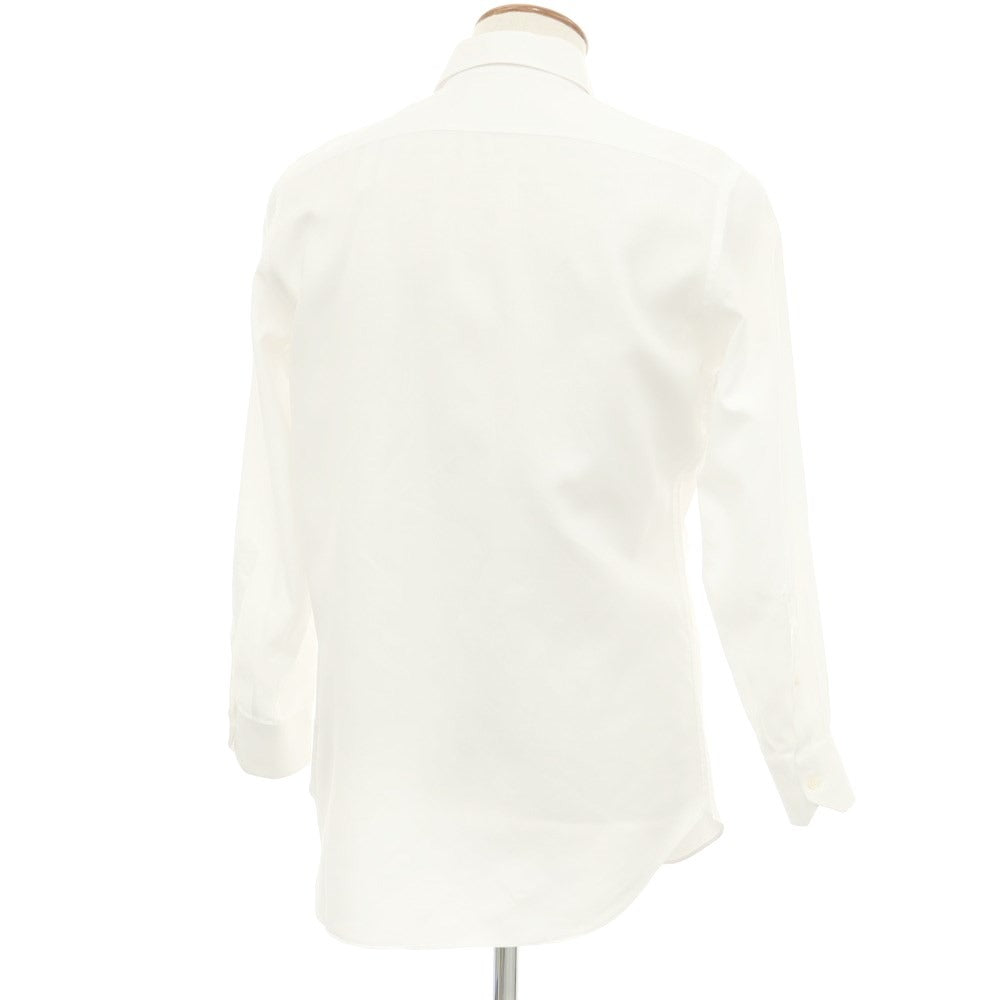 [Used] FRAY Cotton Pinhole Collar Dress Shirt White [39] [Condition Rank C] [Men&