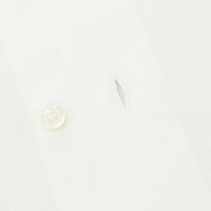 [Used] FRAY Cotton Pinhole Collar Dress Shirt White [39] [Condition Rank C] [Men&