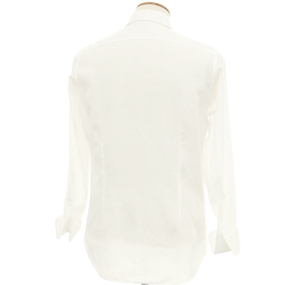 [Used] FRAY Cotton Semi-Wide Collar Double Cuff Dress Shirt White [39] [Condition Rank D] [Men&