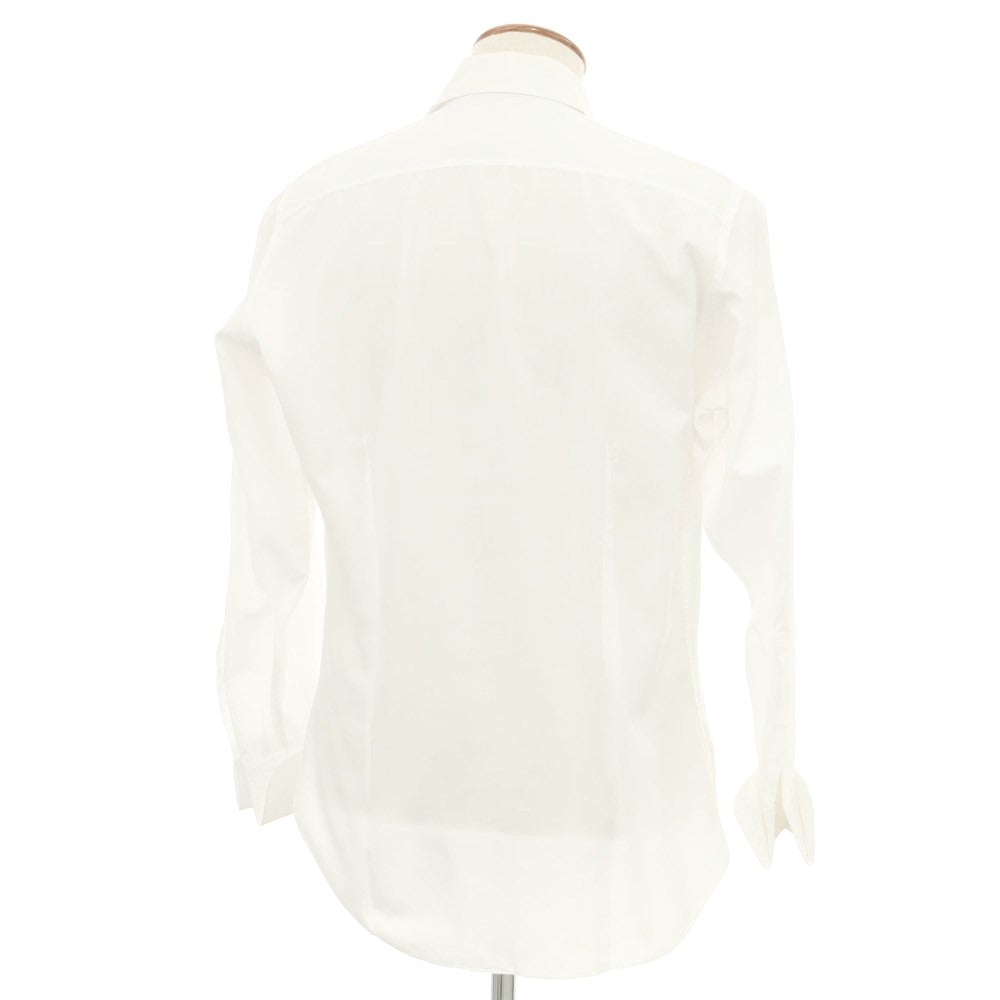 [Used] FRAY Cotton Wide Collar Double Cuff Dress Shirt White [40] [Condition Rank D] [Men&