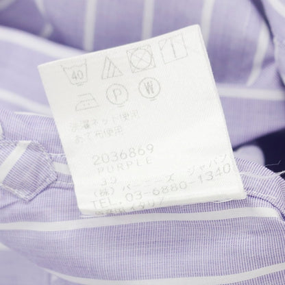 [Used] FRAY Cotton Semi-Wide Collar Dress Shirt Purple x White [39] [Condition Rank C] [Men&