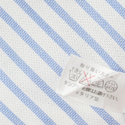 [Used] ERRICO FORMICOLA Cotton Horizontal Collar Dress Shirt White x Blue [39] [Condition Rank B] ​​[Men&