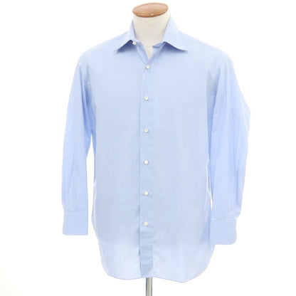 [Used] ERRICO FORMICOLA Cotton Semi-wide Collar Dress Shirt Light Blue [39] [Condition Rank C] [Men&