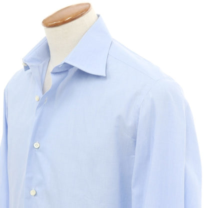 [Used] ERRICO FORMICOLA Cotton Semi-wide Collar Dress Shirt Light Blue [39] [Condition Rank C] [Men&