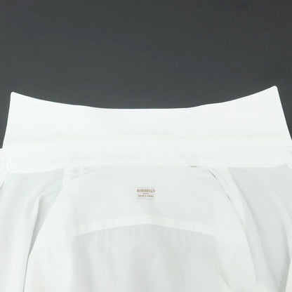 [Used] BORRIELLO Broad Cotton Dress Shirt White [No description (S rank)] [Condition rank C] [Men&